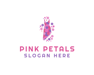 Pink Fashion Dress logo design