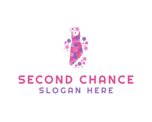 Pink Fashion Dress logo design