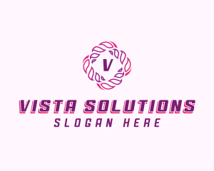 Digital Swirl Vortex logo design