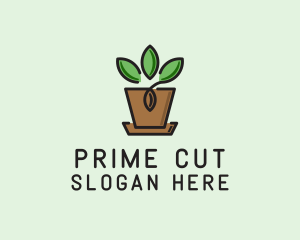 Garden Plant Pot  Logo