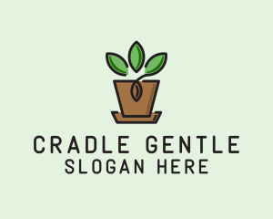 Garden Plant Pot  logo design