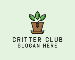 Garden Plant Pot  logo design