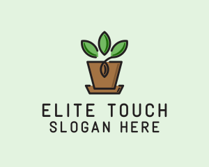 Garden Plant Pot  logo design