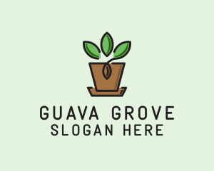 Garden Plant Pot  logo design