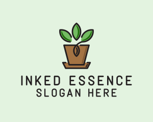 Garden Plant Pot  logo design