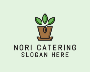 Garden Plant Pot  logo design