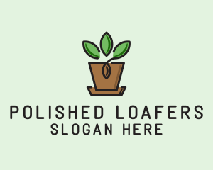 Garden Plant Pot  logo design