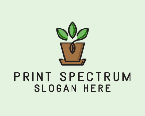 Garden Plant Pot  logo design