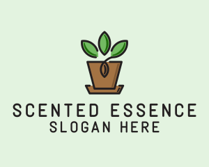 Garden Plant Pot  logo design