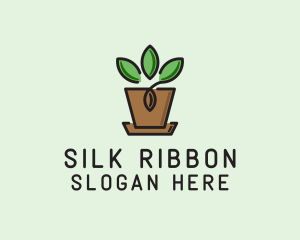 Garden Plant Pot  logo design