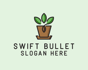 Garden Plant Pot  logo design