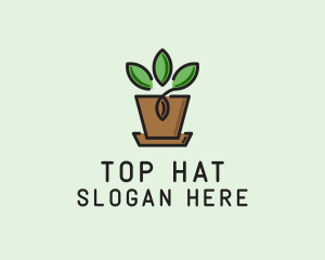 Garden Plant Pot  logo design