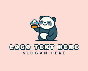 Panda Gelato Creamery logo