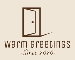 Brown Wood Door logo