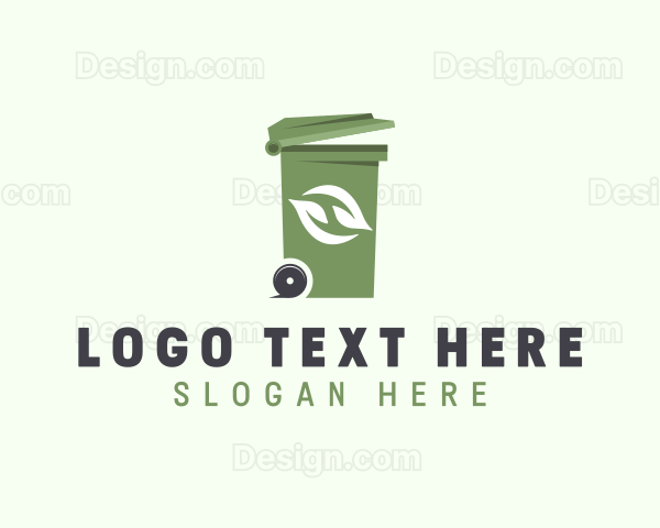 Trash Garbage Disposal Logo