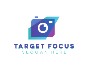 Modern Camera Photography logo design