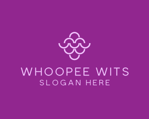 Wine Grapes Fruit logo design