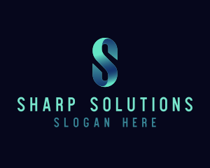 Consulting Startup Letter S logo design