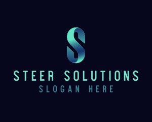 Consulting Startup Letter S logo design