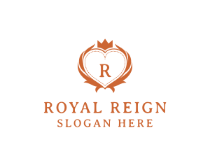 Royal Heart Shield  logo design