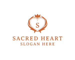 Royal Heart Shield  logo design