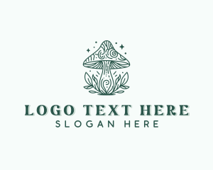 Organic Mushroom Garden Logo