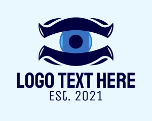 Blue Monster Eye  logo