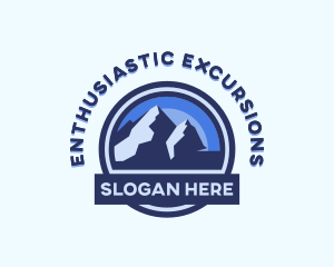 Outdoor Mountain Summit  logo design