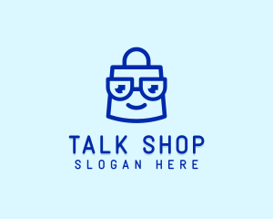 Nerd Shopping Bag logo design