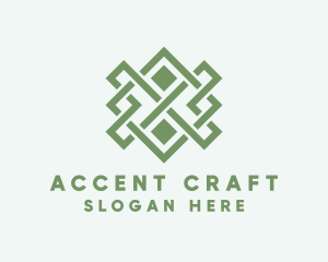 Handwoven Craft Textile logo design