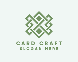 Handwoven Craft Textile logo design