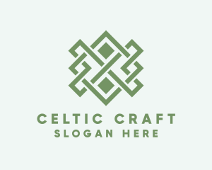 Handwoven Craft Textile logo design