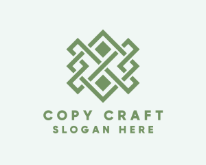 Handwoven Craft Textile logo design