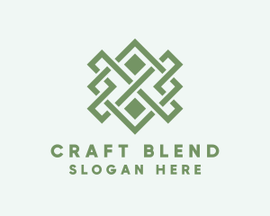 Handwoven Craft Textile logo design