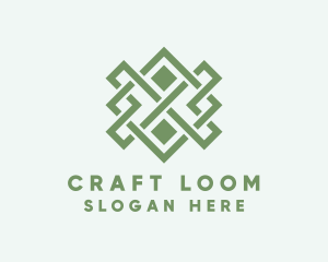 Handwoven Craft Textile logo design