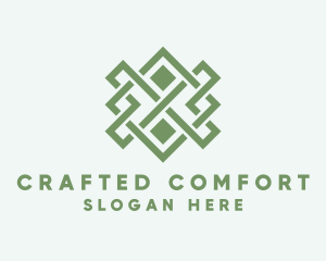 Handwoven Craft Textile logo design