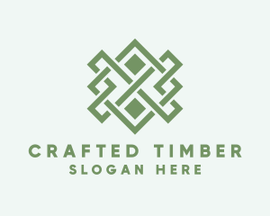 Handwoven Craft Textile logo design