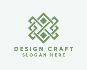 Handwoven Craft Textile logo design