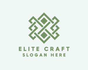 Handwoven Craft Textile logo design