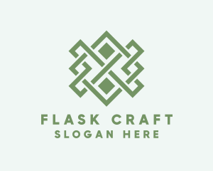 Handwoven Craft Textile logo design