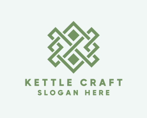 Handwoven Craft Textile logo design