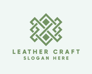 Handwoven Craft Textile logo design