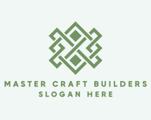 Handwoven Craft Textile logo design