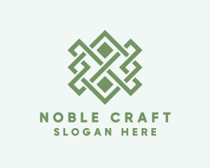 Handwoven Craft Textile logo design