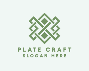 Handwoven Craft Textile logo design