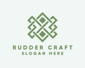 Handwoven Craft Textile logo design