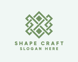 Handwoven Craft Textile logo design