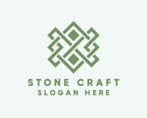 Handwoven Craft Textile logo design