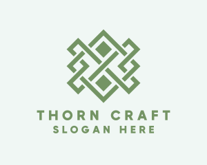 Handwoven Craft Textile logo design