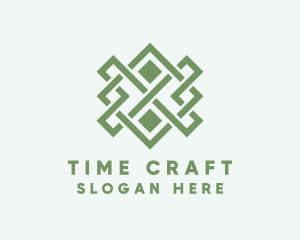 Handwoven Craft Textile logo design